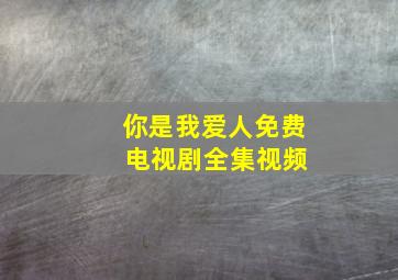 你是我爱人免费 电视剧全集视频